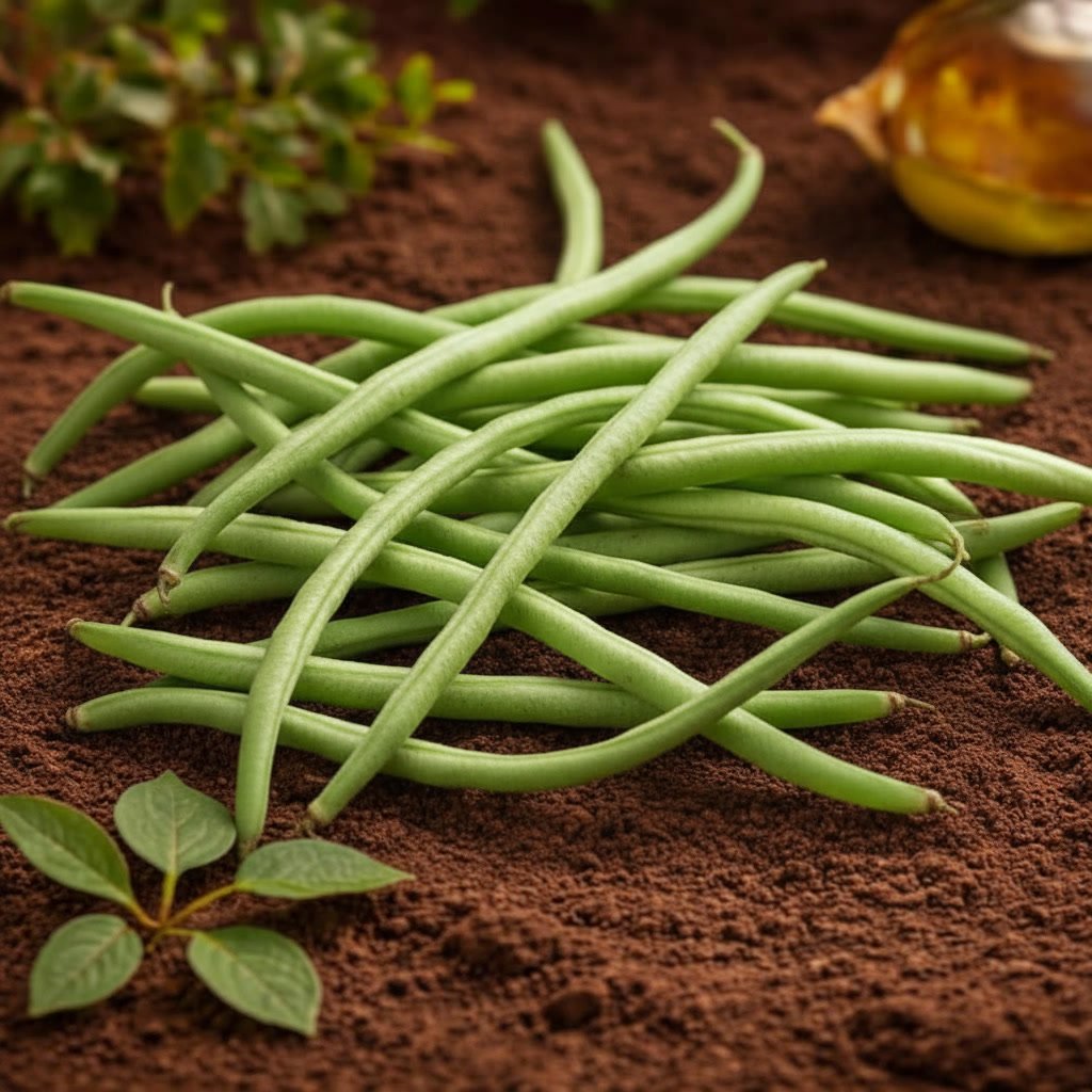 gemini-2.5-flash-image_examine_the_reference_image_of_the_red_vegetable_and_make_the_green_vegetable_ph-0 Lobiya - Image 1