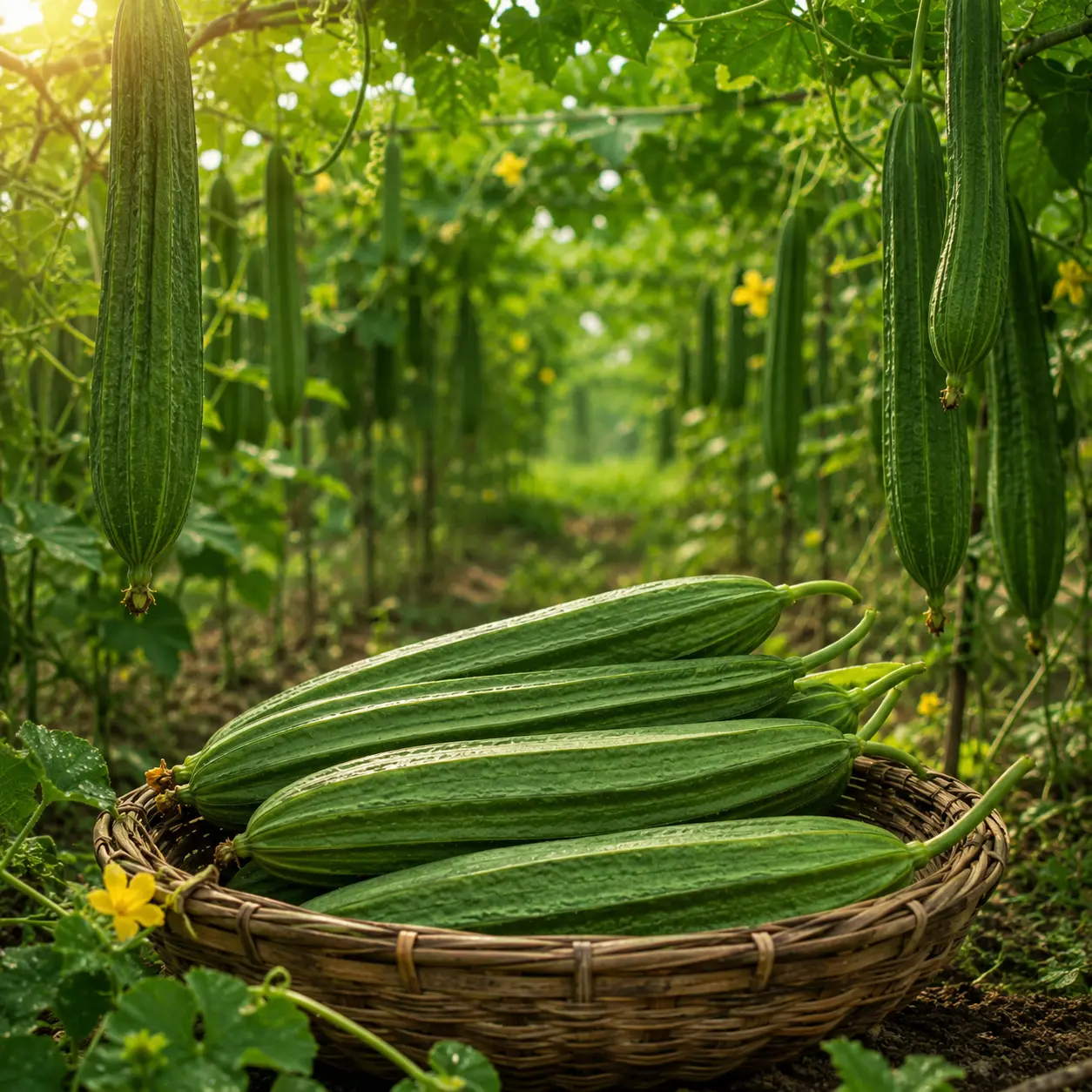 2814077 Organic Ridge Gourd - Image 1