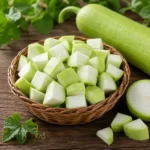 Organic Bottle gourd Cut